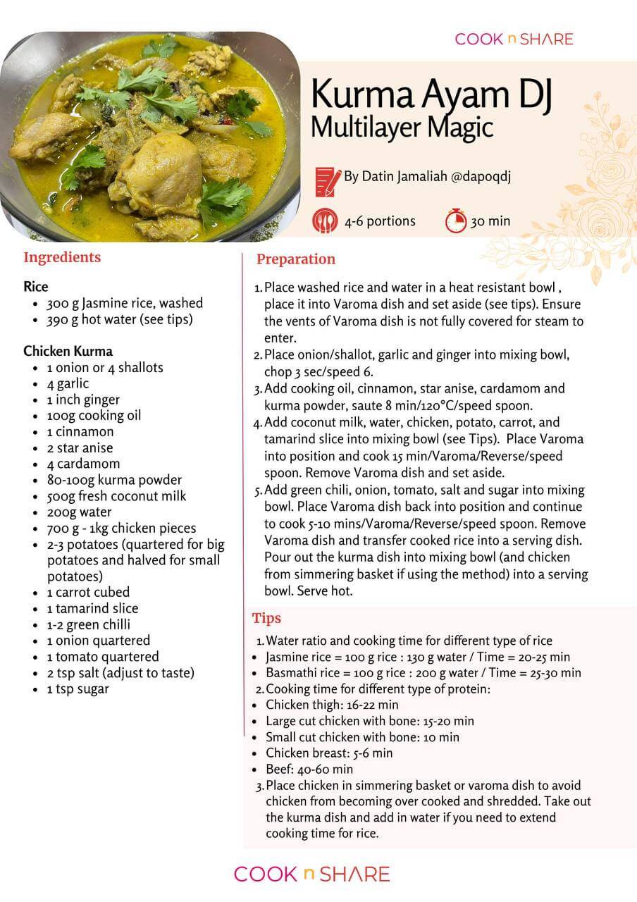 Kurma Ayam DJ Multilayer Magic