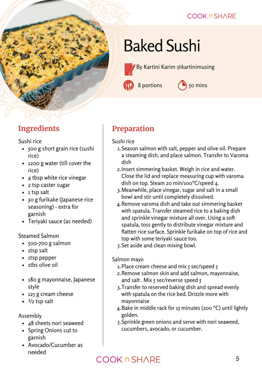 Baked Sushi