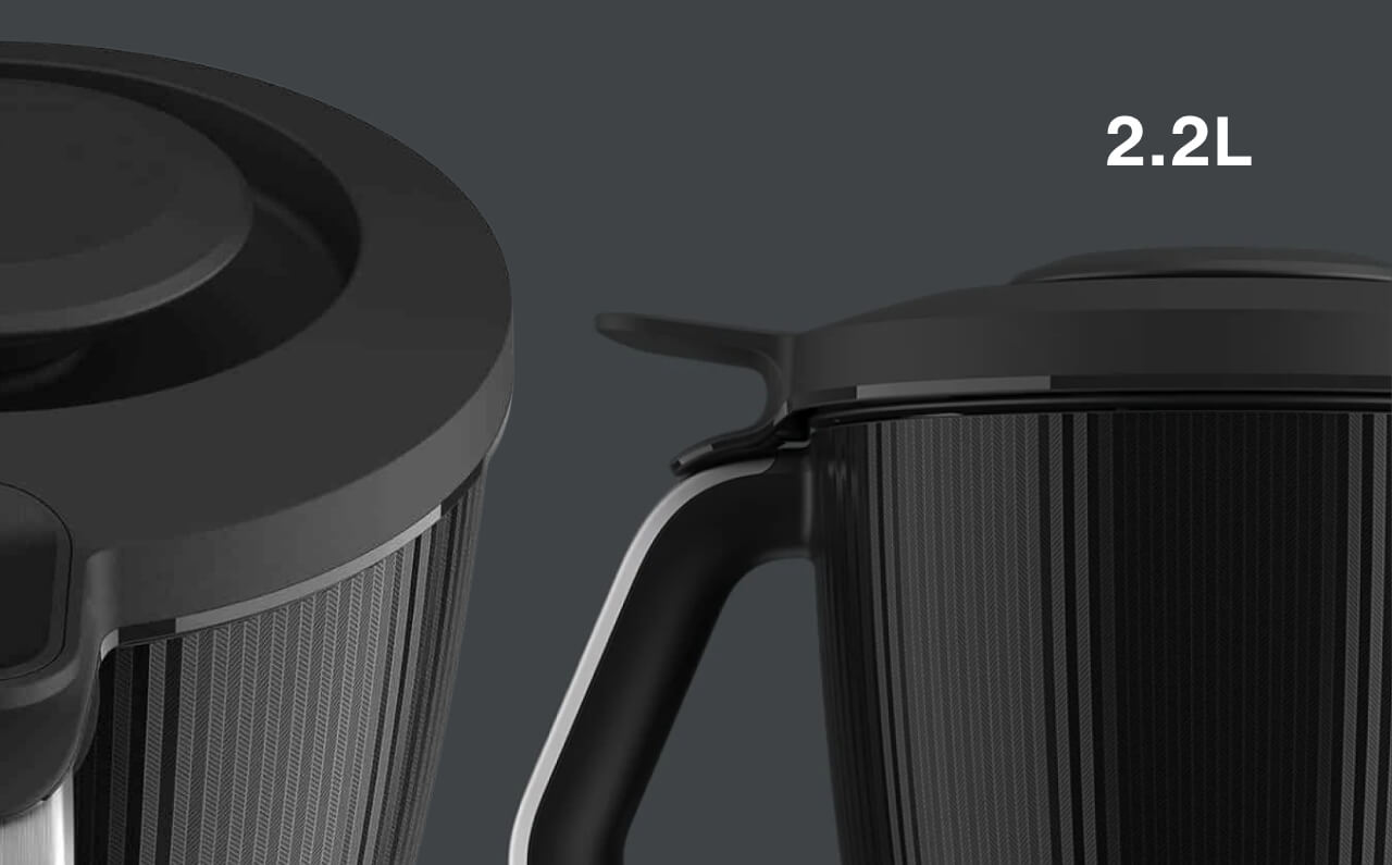 Thermomix 7 bowl with 2.2L capacity, designed for efficient cooking of family-sized meals and everyday favourites.